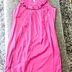 Loft Midi Smocked Dress